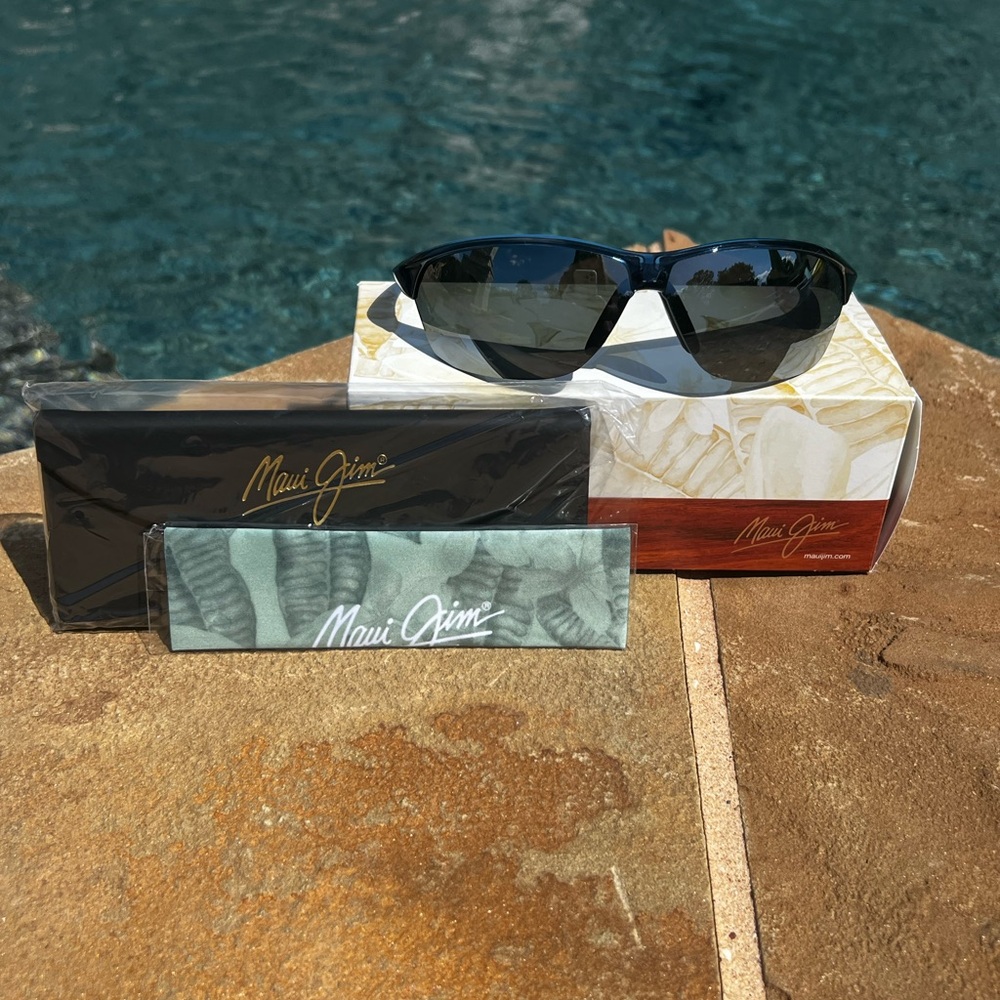 New!! Maui Jim - Hot Sands Polarized Rimless Sunglasses